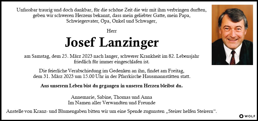 Josef  Lanzinger